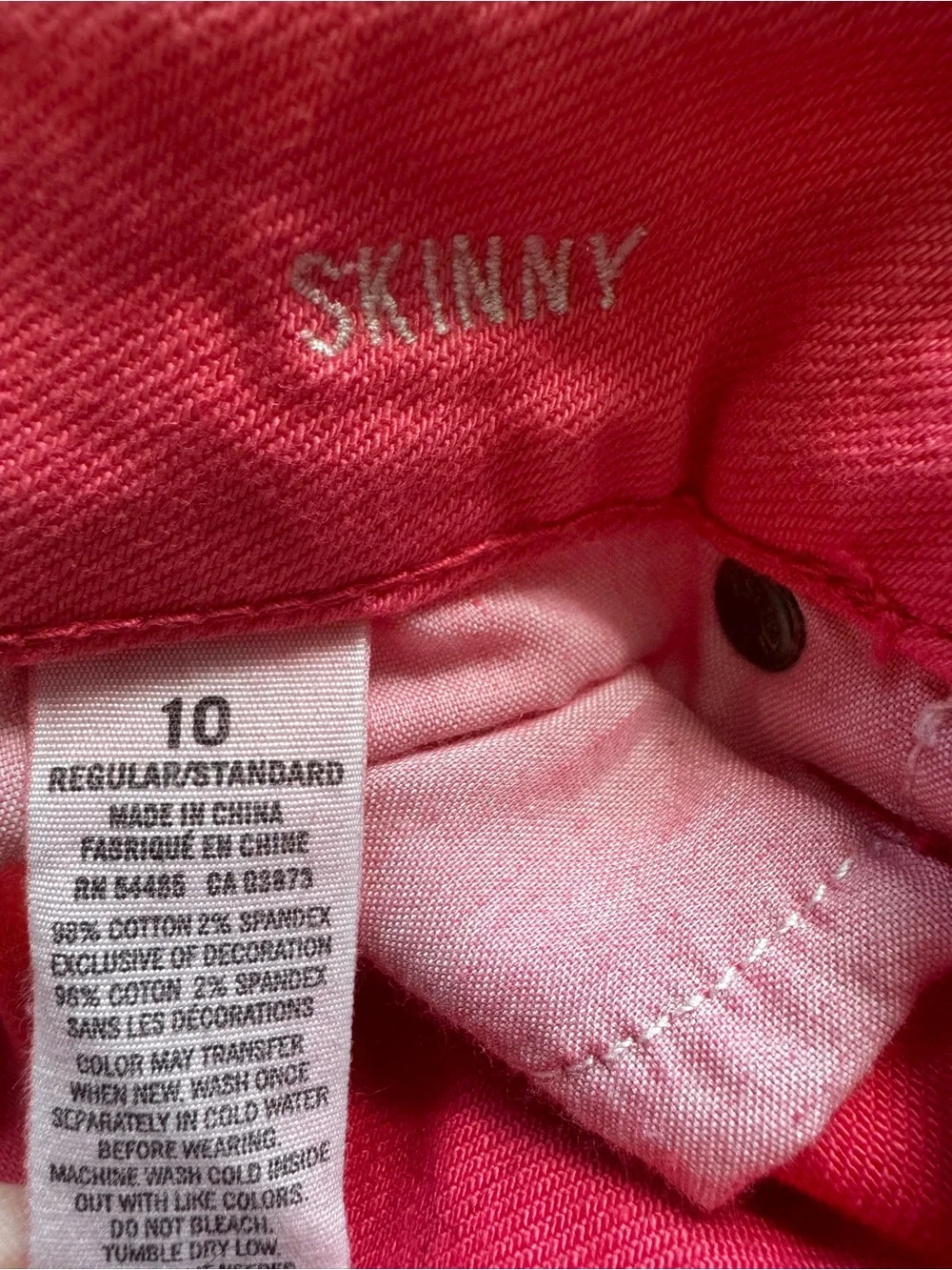American Eagle Outfitter Pink Skinny Jeans